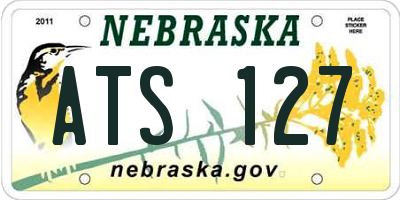 NE license plate ATS127