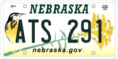 NE license plate ATS291