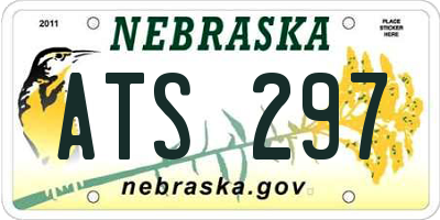 NE license plate ATS297
