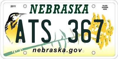 NE license plate ATS367