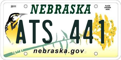 NE license plate ATS441