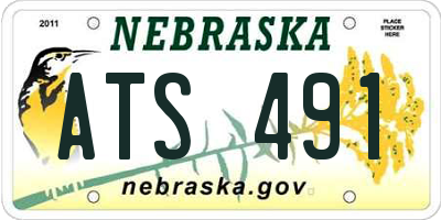 NE license plate ATS491