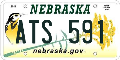 NE license plate ATS591