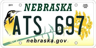 NE license plate ATS697