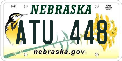 NE license plate ATU448