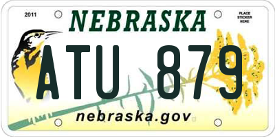 NE license plate ATU879