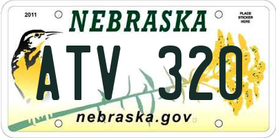 NE license plate ATV320