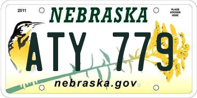 NE license plate ATY779