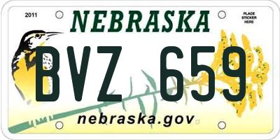 NE license plate BVZ659