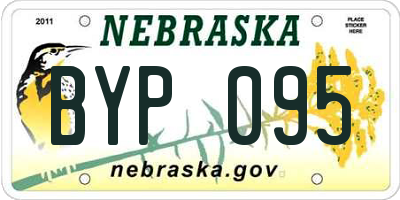 NE license plate BYP095