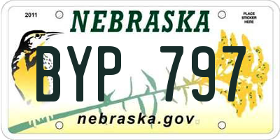 NE license plate BYP797
