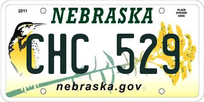 NE license plate CHC529