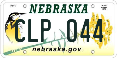 NE license plate CLP044