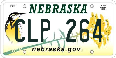 NE license plate CLP264