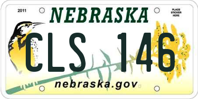 NE license plate CLS146