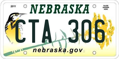 NE license plate CTA306