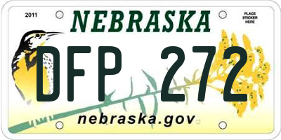 NE license plate DFP272