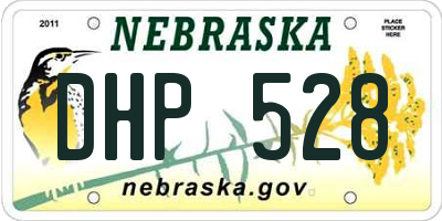 NE license plate DHP528