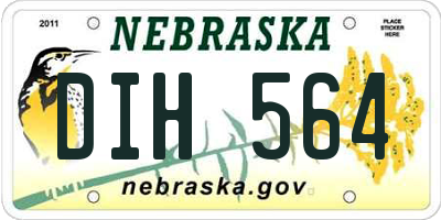 NE license plate DIH564