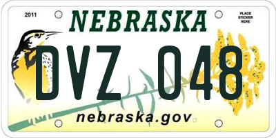 NE license plate DVZ048