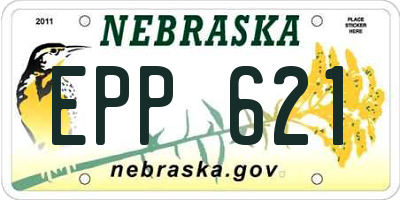 NE license plate EPP621