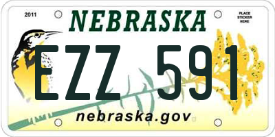 NE license plate EZZ591