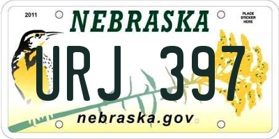 NE license plate URJ397
