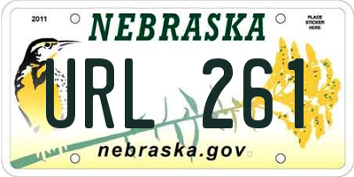 NE license plate URL261