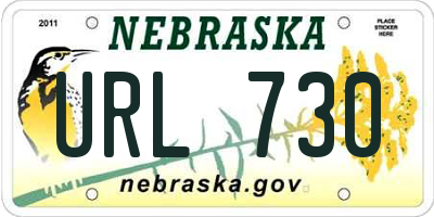NE license plate URL730