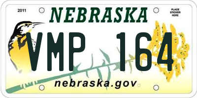 NE license plate VMP164