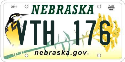 NE license plate VTH176