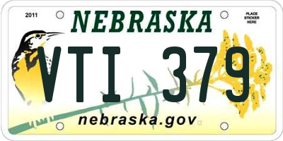 NE license plate VTI379
