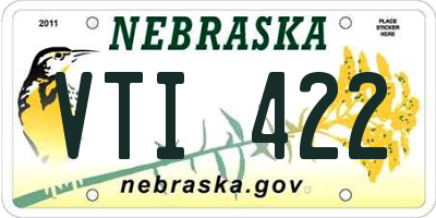NE license plate VTI422