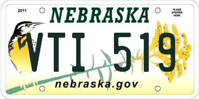 NE license plate VTI519