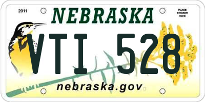 NE license plate VTI528