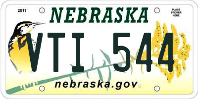 NE license plate VTI544