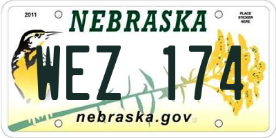 NE license plate WEZ174
