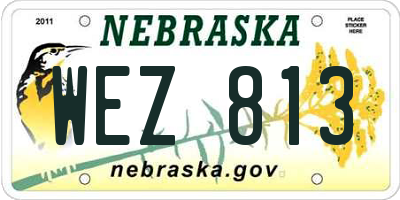 NE license plate WEZ813