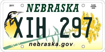 NE license plate XIH297