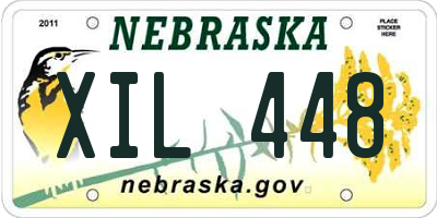 NE license plate XIL448