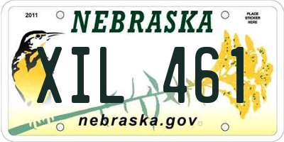 NE license plate XIL461
