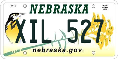 NE license plate XIL527