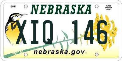 NE license plate XIQ146