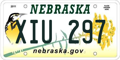 NE license plate XIU297