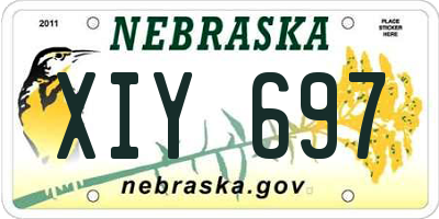 NE license plate XIY697