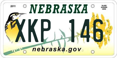 NE license plate XKP146
