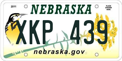 NE license plate XKP439