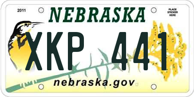 NE license plate XKP441
