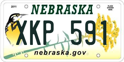 NE license plate XKP591