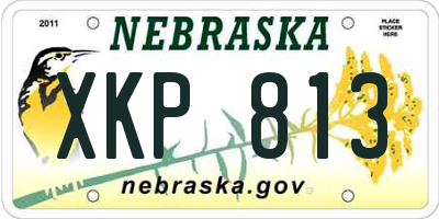 NE license plate XKP813